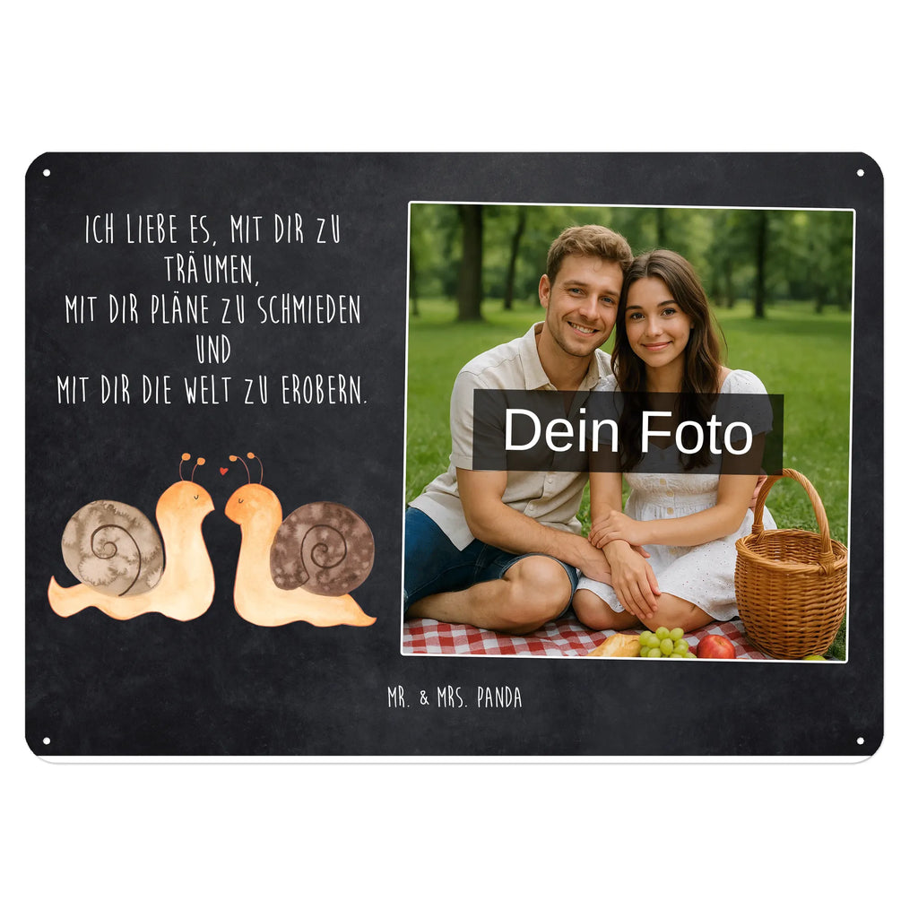 Spersonalizowany metalowy szyld ze zdjęciem Miłość ślimaków Miłość, partner, przyjaciel, przyjaciółka, mąż, żona, wesele, zaręczyny, prośba o rękę, prezent miłosny, rocznica, dzień ślubu