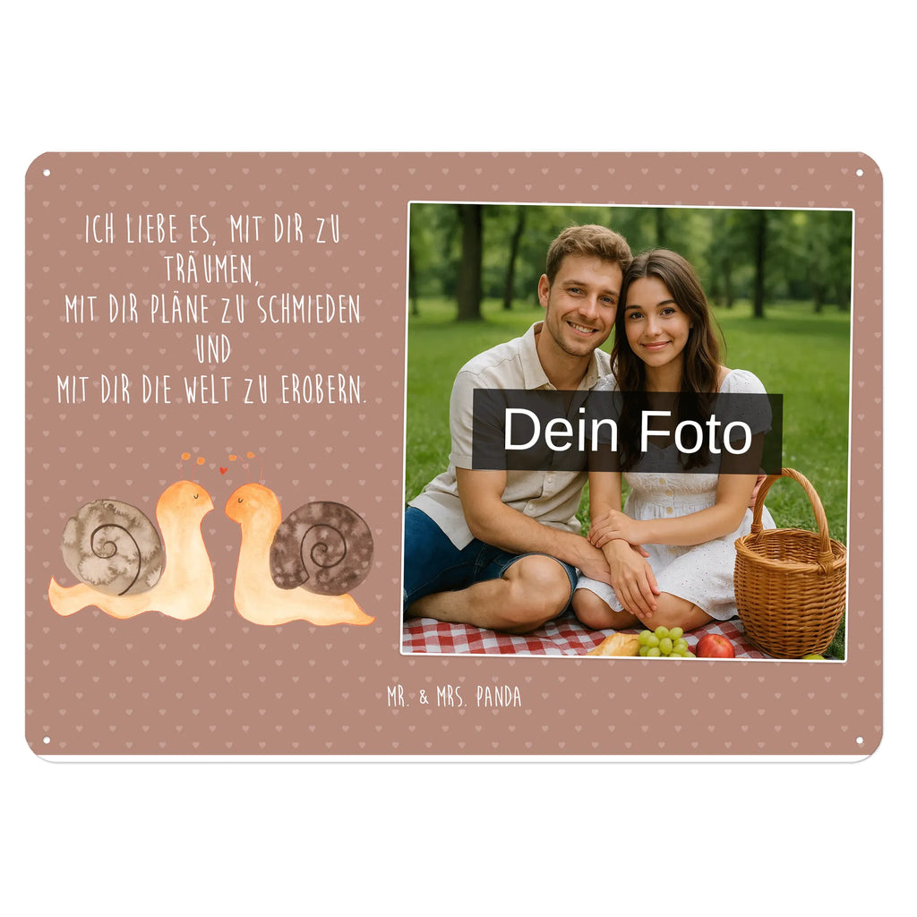 Spersonalizowany metalowy szyld ze zdjęciem Miłość ślimaków Miłość, partner, przyjaciel, przyjaciółka, mąż, żona, wesele, zaręczyny, prośba o rękę, prezent miłosny, rocznica, dzień ślubu