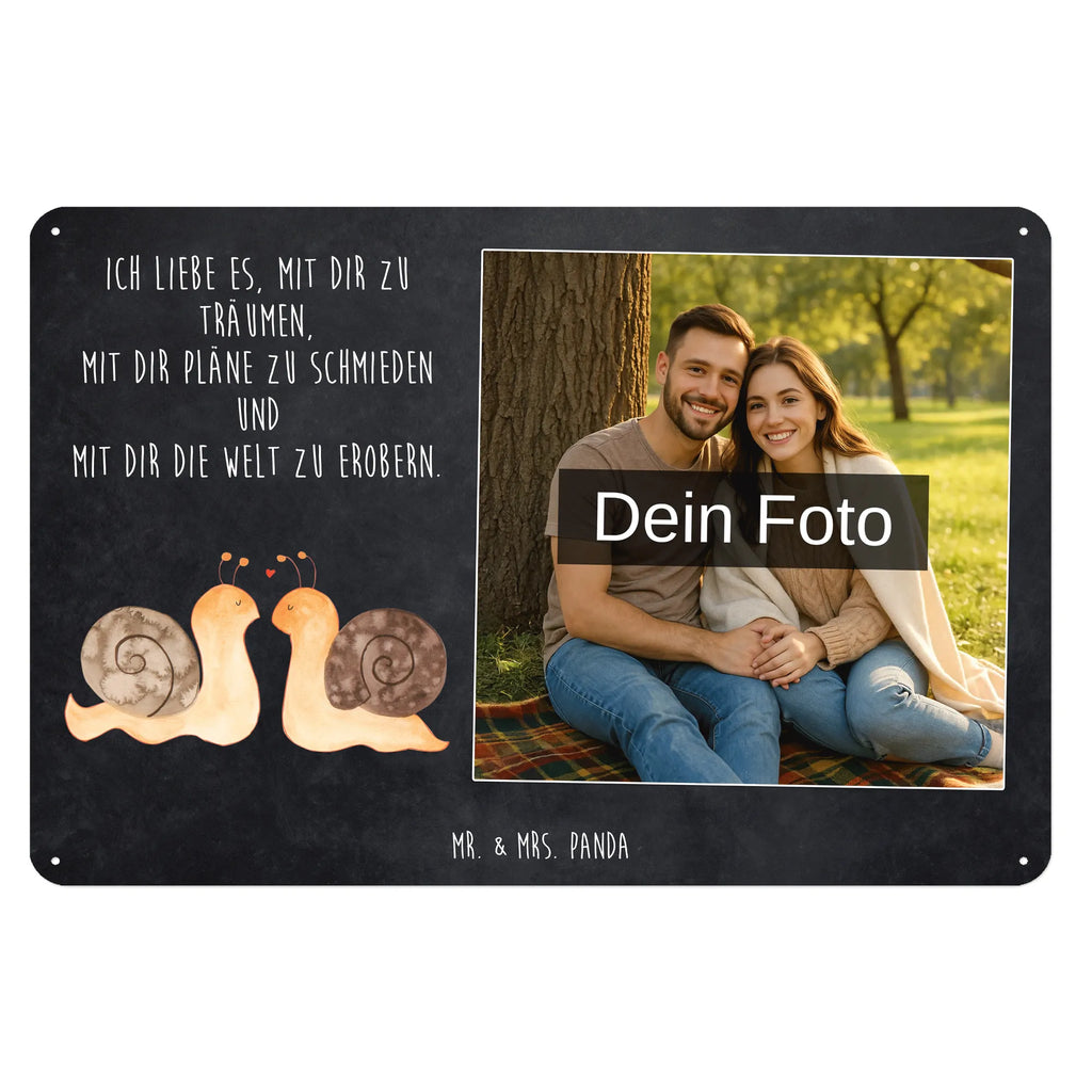 Spersonalizowany metalowy szyld ze zdjęciem Miłość ślimaków Miłość, partner, przyjaciel, przyjaciółka, mąż, żona, wesele, zaręczyny, prośba o rękę, prezent miłosny, rocznica, dzień ślubu