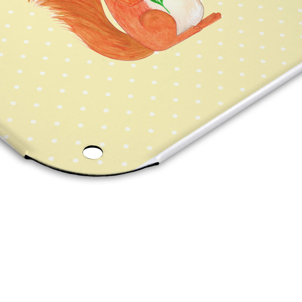 Personalized Photo Metal Sign Squirrel flower small animals, cute, funny, cute animal motives, hand drawn, small world, funny sayings, good mood, happy, gifts, gift ideas, special gifts, animal lover, card, happy saying, saying decoration, laughter, motivation sayings, squirrel, fun, positive saying, motivation pictures, Squirrel