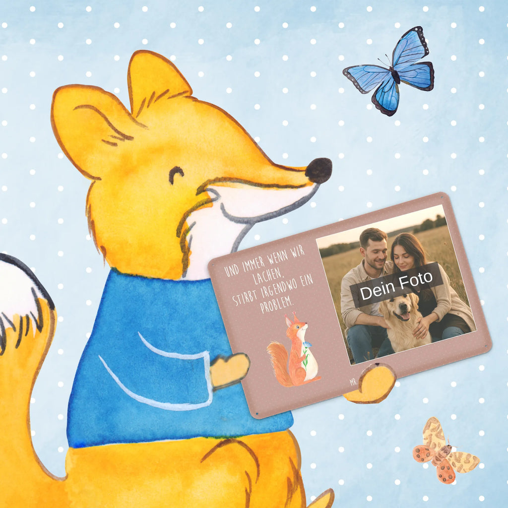 Personalized Photo Metal Sign Squirrel flower small animals, cute, funny, cute animal motives, hand drawn, small world, funny sayings, good mood, happy, gifts, gift ideas, special gifts, animal lover, card, happy saying, saying decoration, laughter, motivation sayings, squirrel, fun, positive saying, motivation pictures, Squirrel