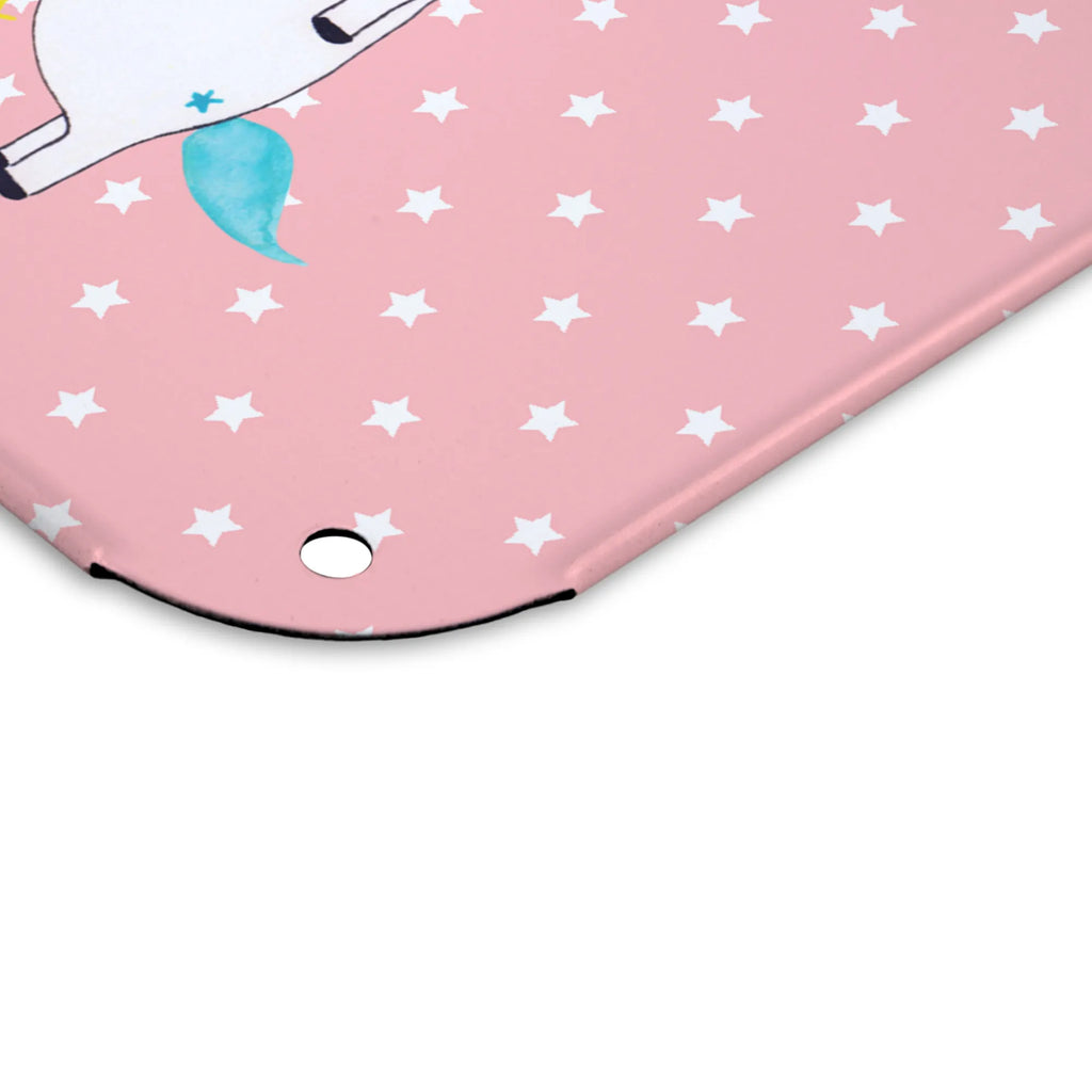 Spersonalizowany metalowy szyld ze zdjęciem Jednorożec gwiaździste niebo Jednorożec, jednorożce, dekoracje jednorożca, jednorożec