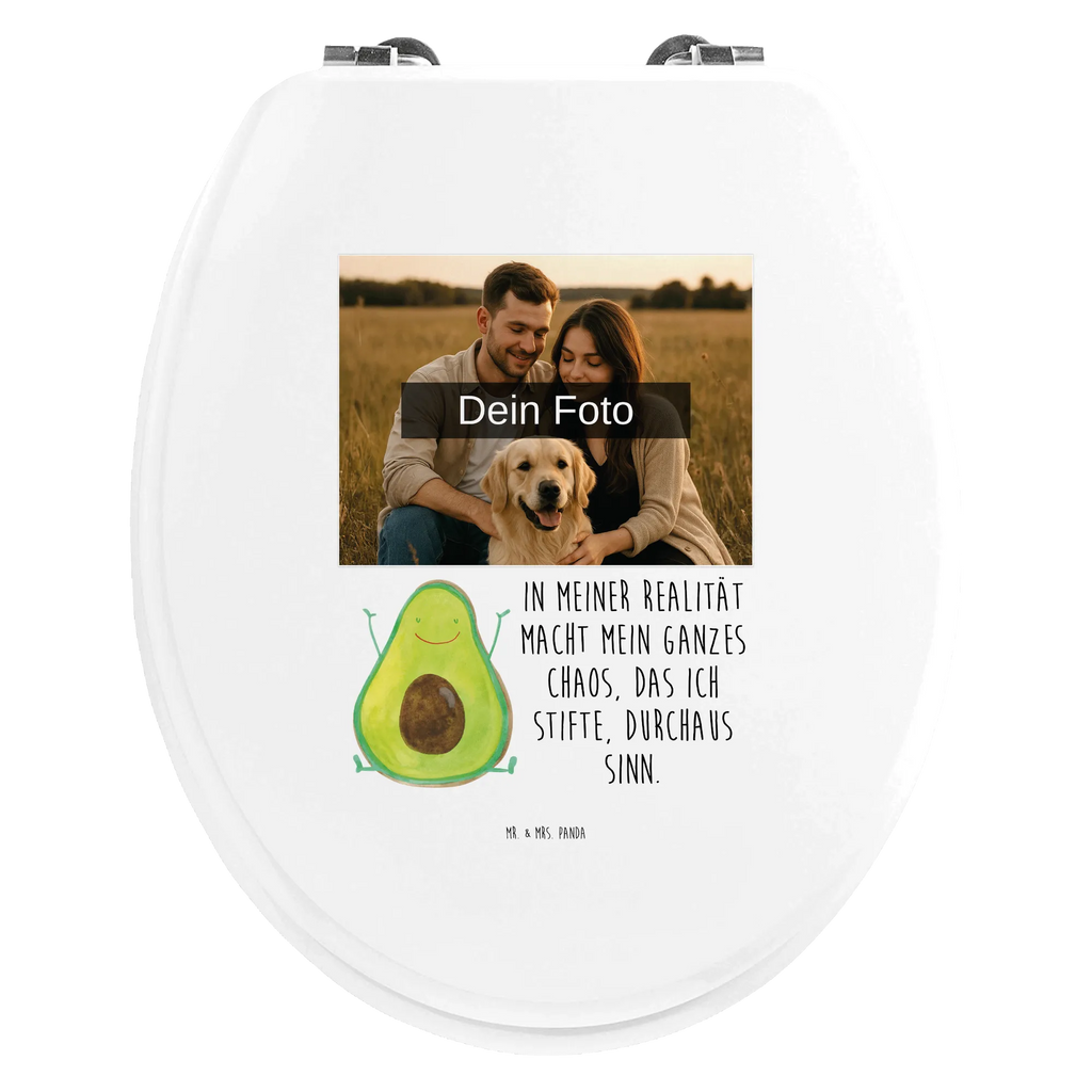 Personalisierter Foto WC Sitz Motiv Avocado Glücklich Personalisierte Klobrille, Personalisierter Klodeckel, Toilettendeckel mit Namen, WC Sitz mit Namen, Personalisierter WC-Sitz, Personalisierter Toilettendeckel mit Foto, Avocado, Veggie, Vegan, Gesund, Chaos