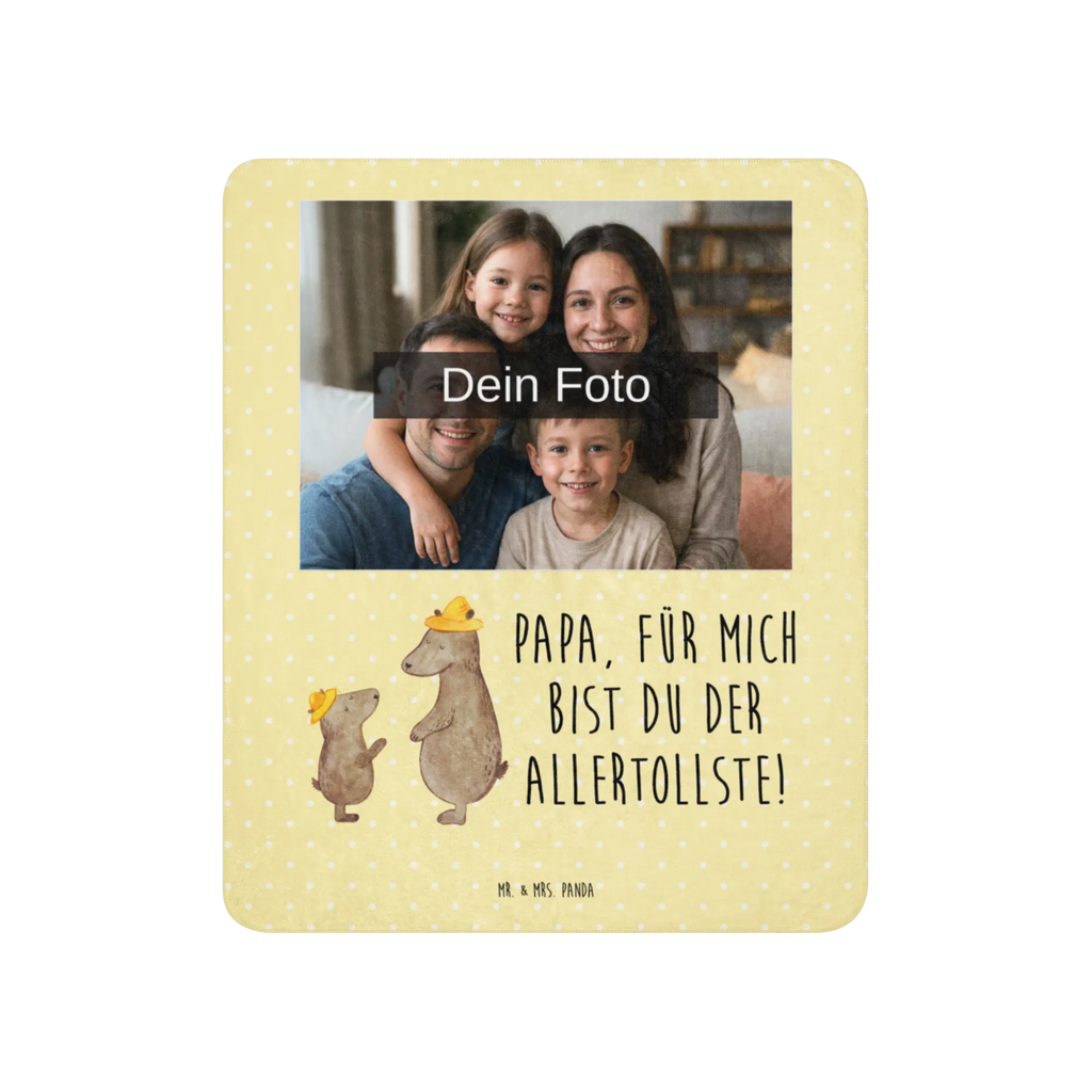 Sherpa Photo Cuddle Blanket Bears with hats Foto Kuscheldecke, Familie, Vatertag, Muttertag, Bruder, Schwester, Mama, Papa, Oma, Opa, Kinder, Sohn, Bär, Papi, Paps, Vater, Vater-Sohn, Söhne, Bären, Lieblingsmensch, Dad, Kind, Daddy, Family, Vorbild