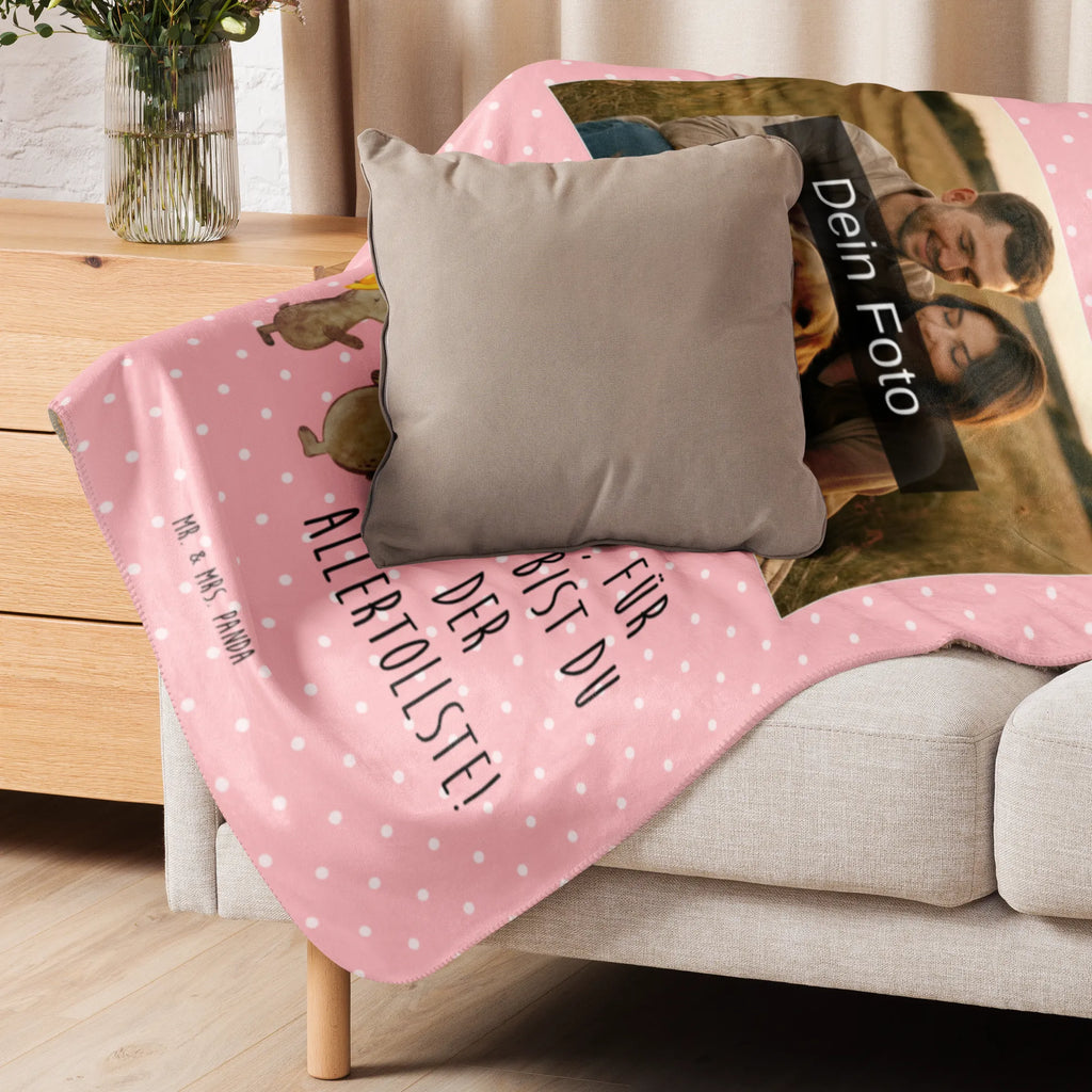 Sherpa Photo Cuddle Blanket Bears with hats Foto Kuscheldecke, Familie, Vatertag, Muttertag, Bruder, Schwester, Mama, Papa, Oma, Opa, Kinder, Sohn, Bär, Papi, Paps, Vater, Vater-Sohn, Söhne, Bären, Lieblingsmensch, Dad, Kind, Daddy, Family, Vorbild