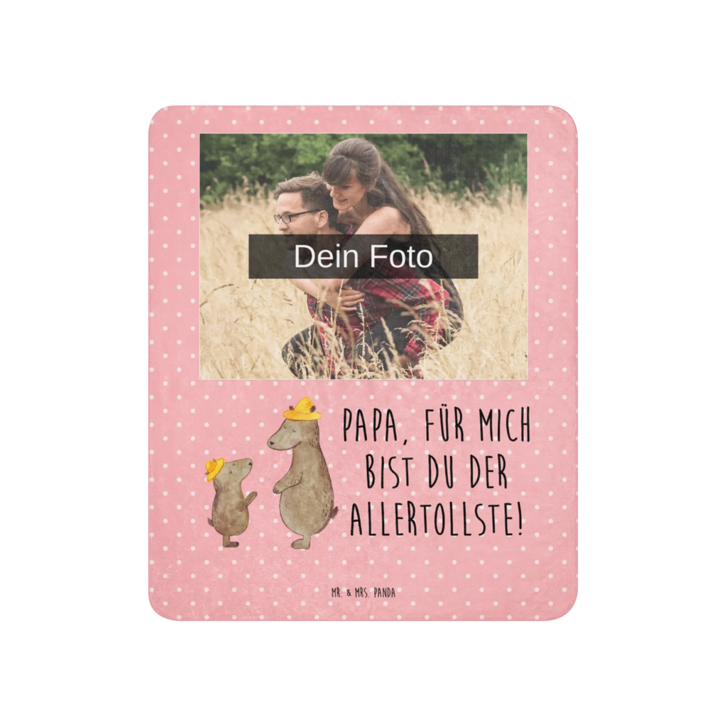 Sherpa Photo Cuddle Blanket Bears with hats Foto Kuscheldecke, Familie, Vatertag, Muttertag, Bruder, Schwester, Mama, Papa, Oma, Opa, Kinder, Sohn, Bär, Papi, Paps, Vater, Vater-Sohn, Söhne, Bären, Lieblingsmensch, Dad, Kind, Daddy, Family, Vorbild