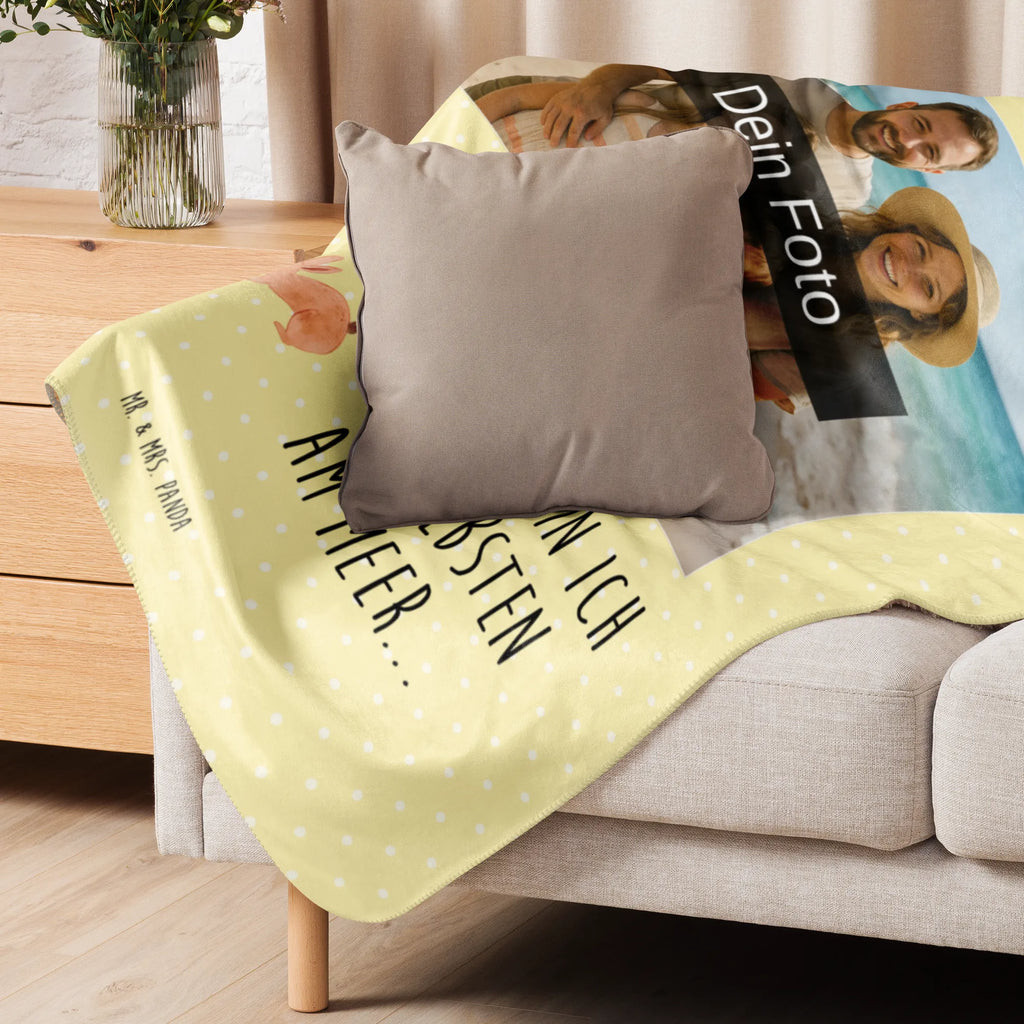 Sherpa Photo Cuddle Blanket Bunnies with seashell Family, Father's Day, Mother's Day, brother, sister, Mom, Dad, collecting shells, girlfriends, girlfriend, shells, best friend, sea, best friends, BFF, rabbits