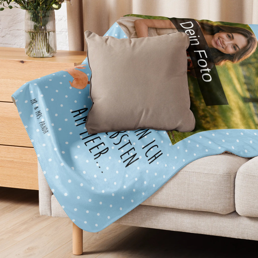 Sherpa Photo Cuddle Blanket Bunnies with seashell Family, Father's Day, Mother's Day, brother, sister, Mom, Dad, collecting shells, girlfriends, girlfriend, shells, best friend, sea, best friends, BFF, rabbits