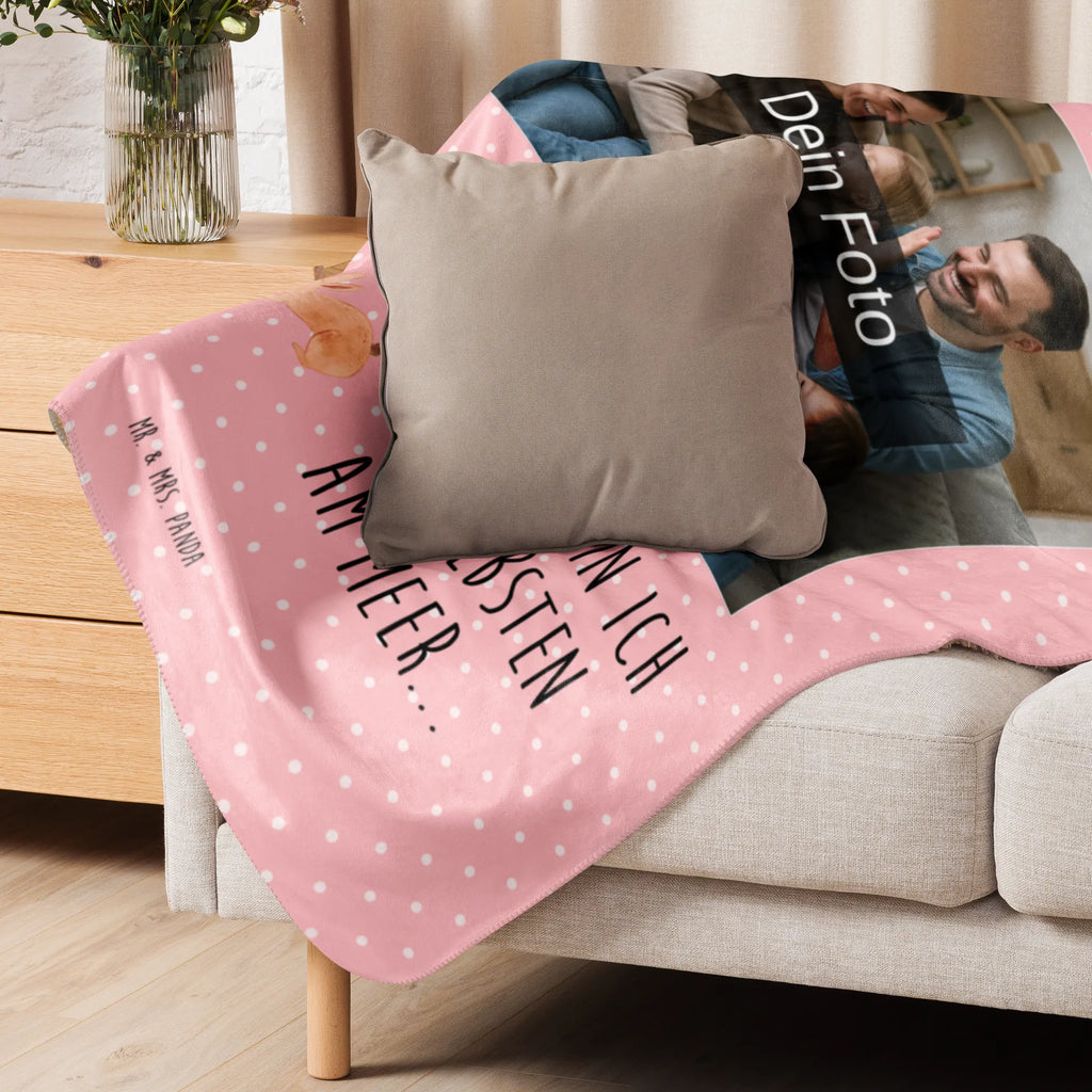 Sherpa Photo Cuddle Blanket Bunnies with seashell Family, Father's Day, Mother's Day, brother, sister, Mom, Dad, collecting shells, girlfriends, girlfriend, shells, best friend, sea, best friends, BFF, rabbits