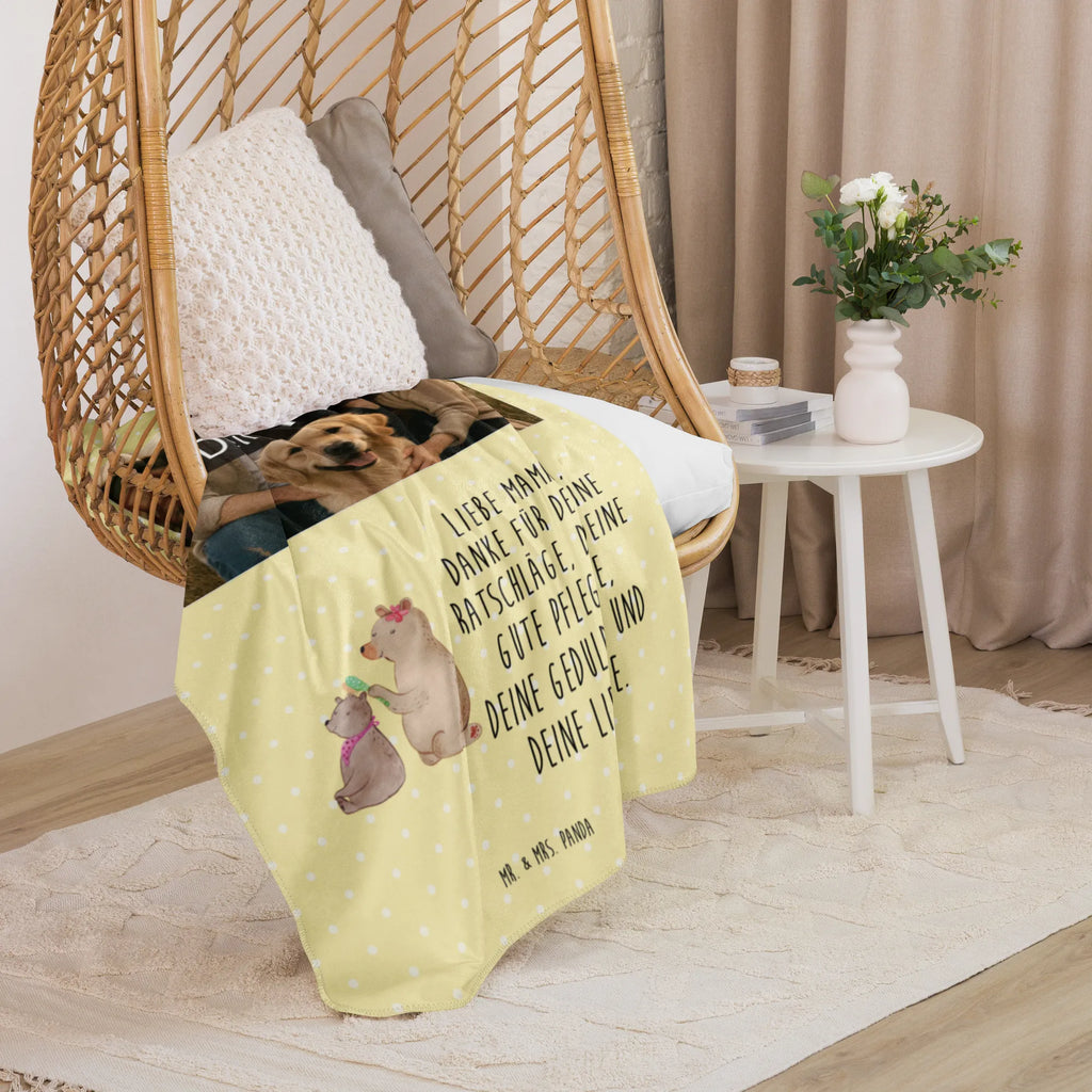 Sherpa Photo Cuddle Blanket bear child Foto Kuscheldecke, Familie, Vatertag, Muttertag, Bruder, Schwester, Mama, Papa, Oma, Opa, Mutti, Mutter, Geschenk
