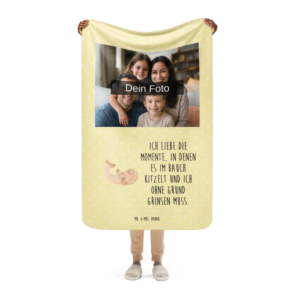 Sherpa Photo Cuddle Blanket seal Lay Foto Kuscheldecke, Tiermotive, Gute Laune, lustige Sprüche, Tiere, Robbe, Seehund, Robben, Strand, Lachen, Nordsee, Meerestier, Ostsee, Freude