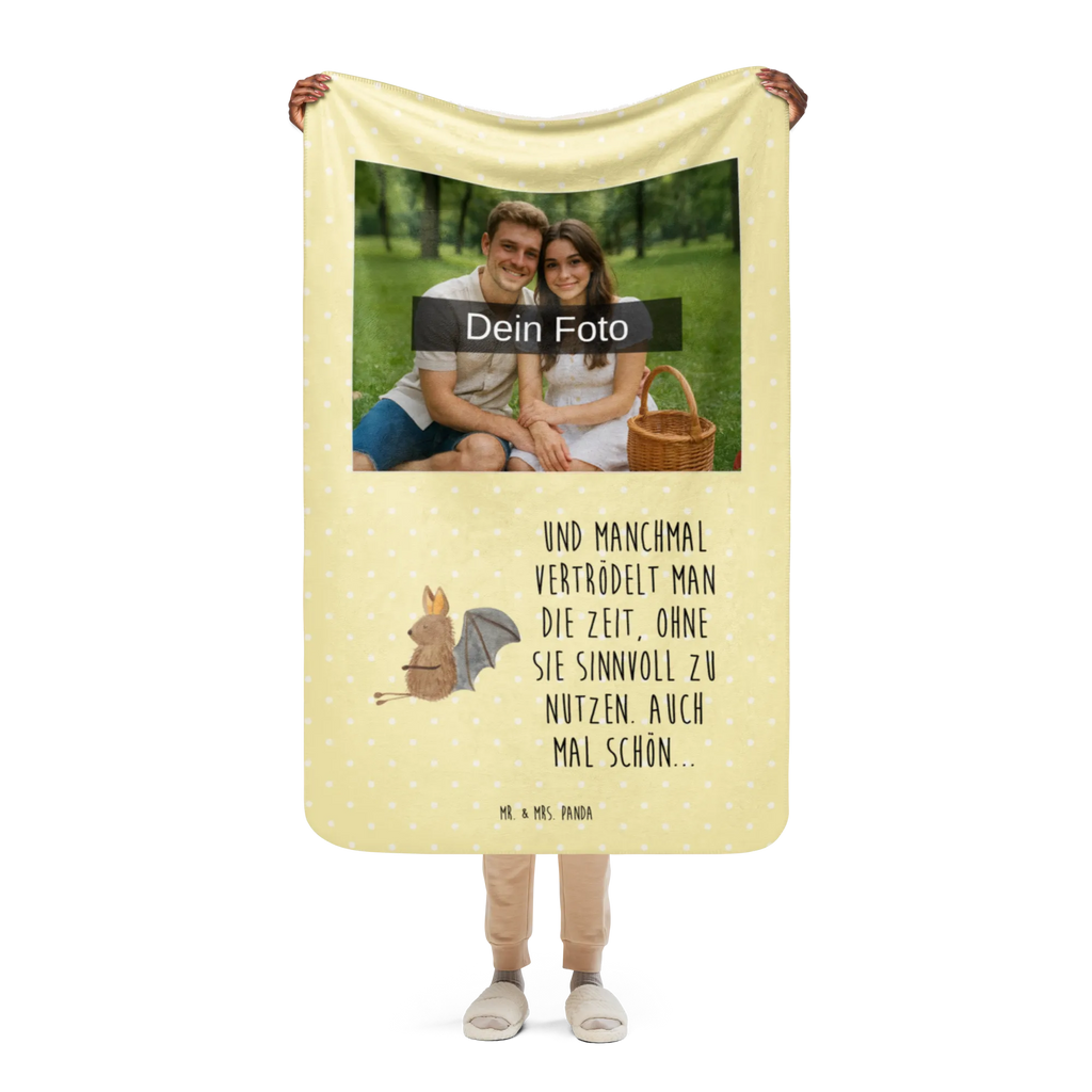 Sherpa Foto Kuscheldecke Fledermaus Sitzen Foto Kuscheldecke, Tiermotive, Gute Laune, lustige Sprüche, Tiere, Fledermaus, Motivation, entspannen, Fledermäuse