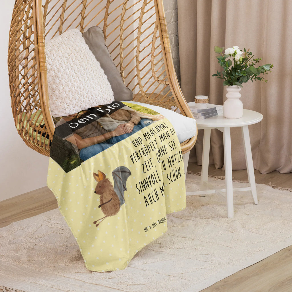 Sherpa Foto Kuscheldecke Fledermaus Sitzen Foto Kuscheldecke, Tiermotive, Gute Laune, lustige Sprüche, Tiere, Fledermaus, Motivation, entspannen, Fledermäuse