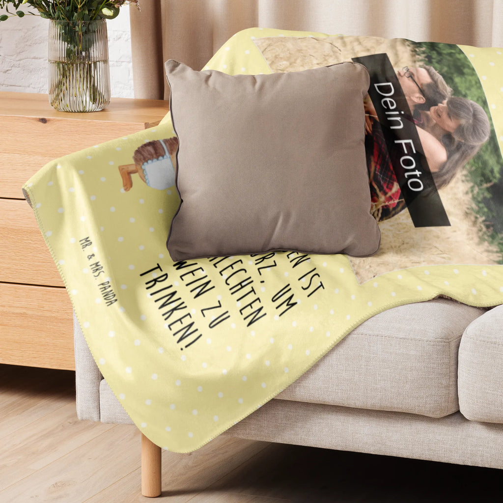 Sherpa Photo Cuddle Blanket Hedgehog wine small animals, cute, funny, cute animal motives, hand drawn, small world, funny sayings, good mood, happy, gifts, gift ideas, special gifts, animal lover, card, white wine, wine decoration, hedgehog, gift wine drinker, gift wine lover, drinking wine, wine saying, wine glass, red wine