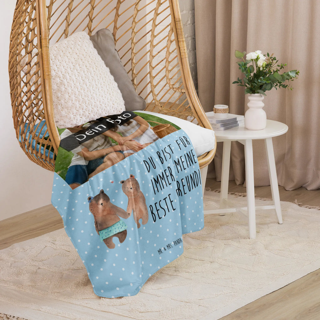 Sherpa Photo Cuddle Blanket bear Girlfriend bear, teddy, teddy bear, cuddly toy, bear girlfriend best friend love proof of love loves buddy buddy