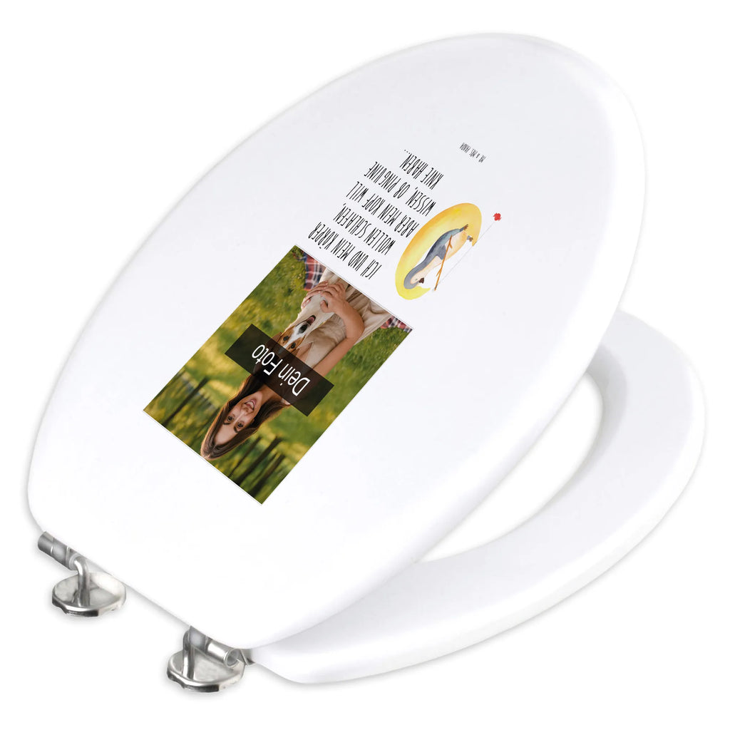 Personalisierter Foto WC Sitz Motiv Pinguin Mond Toilettendeckel mit Namen, WC Sitz mit Namen, Personalisierter WC-Sitz, Personalisierter Klodeckel, Personalisierte Klobrille, Personalisierter Toilettendeckel mit Foto, Pinguin, Einschlafen, Schlafstörungen, Schlafzimmer, Nachtruhe, Spruch, Pinguine, Gästezimmer, schlafen