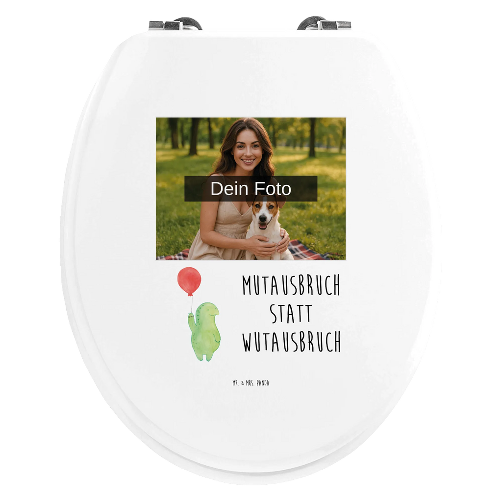 Personalisierter Foto WC Sitz Motiv Schildkröte Luftballon Personalisierter WC-Sitz, WC Sitz mit Namen, Toilettendeckel mit Namen, Personalisierter Klodeckel, Personalisierter Toilettendeckel mit Foto, Personalisierte Klobrille, Schildkröte, Mutausbruch, Motivation, Motivationsspruch, Schildkröten