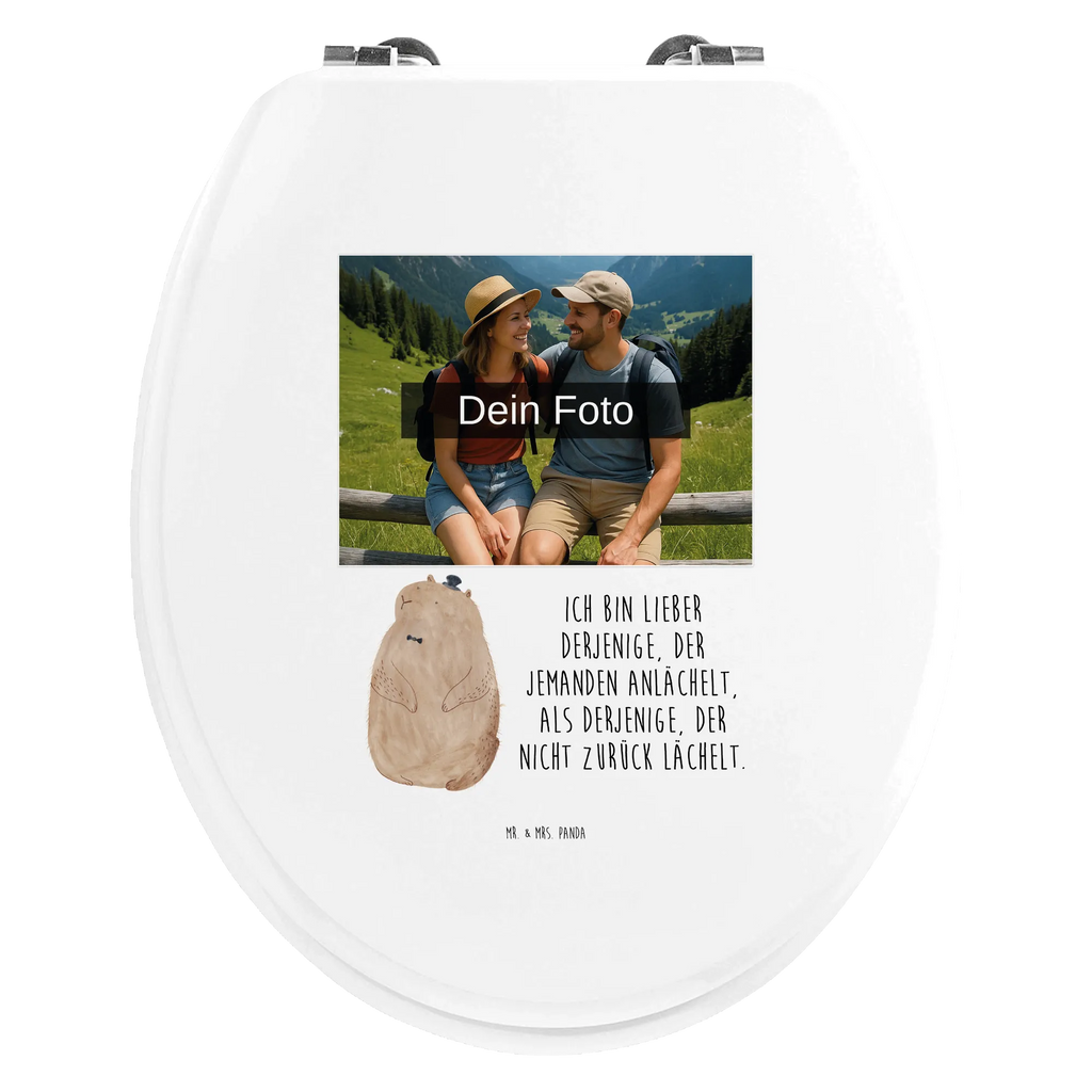 Personalisierter Foto WC Sitz Motiv Murmeltier WC Sitz mit Namen, Toilettendeckel mit Namen, Personalisierter WC-Sitz, Personalisierter Klodeckel, Personalisierte Klobrille, Personalisierter Toilettendeckel mit Foto, Tiermotive, Gute Laune, lustige Sprüche, Tiere, Anstand, Freundlichkeit, Knigge, Murmeltier, Respekt, Fröhlichkeit