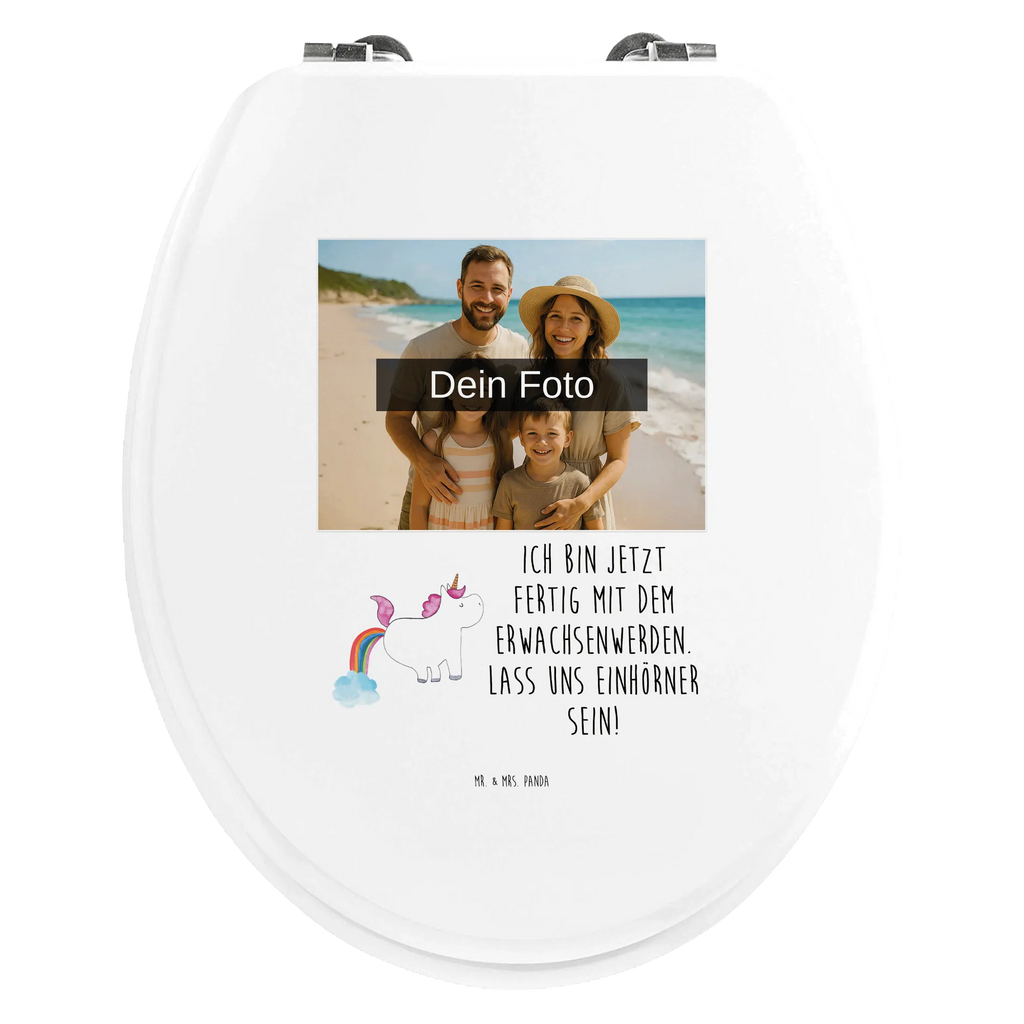 Personalisierter Foto WC Sitz Motiv Einhorn Pupsen Toilettendeckel mit Namen, Personalisierter Toilettendeckel mit Foto, Personalisierter WC-Sitz, Personalisierter Klodeckel, Personalisierte Klobrille, WC Sitz mit Namen, Einhorn, Einhörner, Einhorn Deko, Unicorn, Spaß, lustig, Regenbogen, Einhornpower, Glitzer, Erwachsenwerden, Pups, Freundin