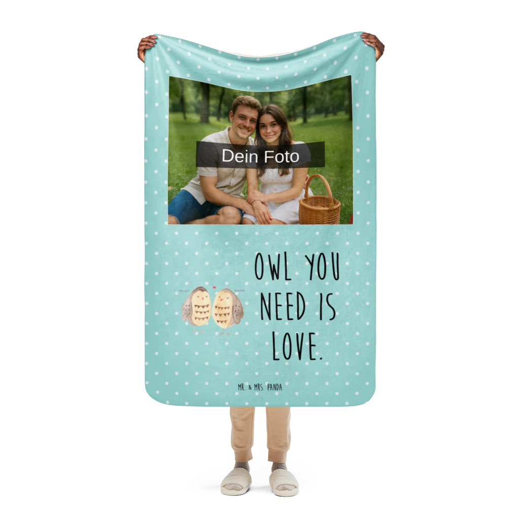 Sherpa Photo Cuddle Blanket owls Love owl, forest animal, bird, nocturnal, gift ideas, birthday present, illustrated, funny, romantic gift, owl decor, Owl, All you need is love, Love saying, Girlfriend gift, Owl decoration, Love, Wedding saying, Pun funny, Friend
