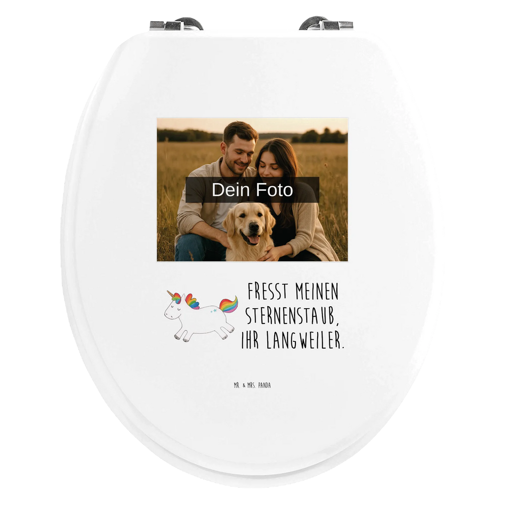 Personalisierter Foto WC Sitz Motiv Einhorn Happy Toilettendeckel mit Namen, WC Sitz mit Namen, Personalisierter Toilettendeckel mit Foto, Personalisierte Klobrille, Personalisierter Klodeckel, Personalisierter WC-Sitz, Einhorn, Einhörner, Einhorn Deko, Unicorn, Lebensfreude, Freude, fröhlich, spannend, witzig, Lachen, Lächeln, glücklich, Spaß