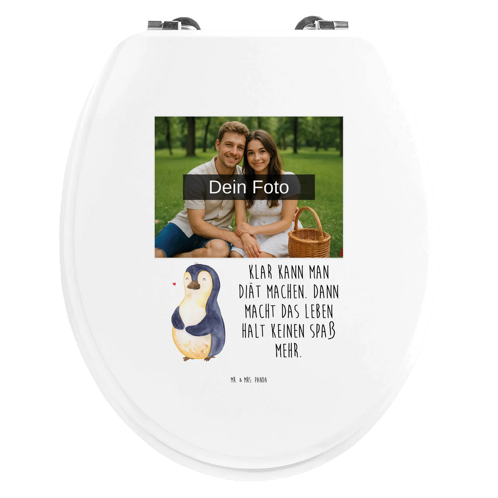 Personalisierter Foto WC Sitz Motiv Pinguin Diät Toilettendeckel mit Namen, Personalisierter Klodeckel, Personalisierter Toilettendeckel mit Foto, WC Sitz mit Namen, Personalisierter WC-Sitz, Personalisierte Klobrille, Pinguin, Selbstrespekt, Abspecken, Motivation, Abnehmen, Diät, Körperliebe, Pinguine, Selbstliebe, Gewicht