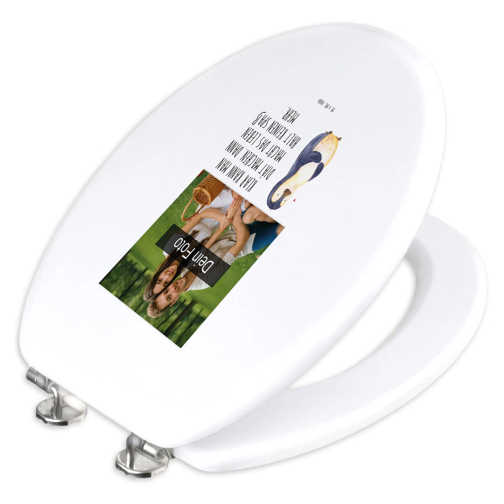 Personalisierter Foto WC Sitz Motiv Pinguin Diät Toilettendeckel mit Namen, Personalisierter Klodeckel, Personalisierter Toilettendeckel mit Foto, WC Sitz mit Namen, Personalisierter WC-Sitz, Personalisierte Klobrille, Pinguin, Selbstrespekt, Abspecken, Motivation, Abnehmen, Diät, Körperliebe, Pinguine, Selbstliebe, Gewicht