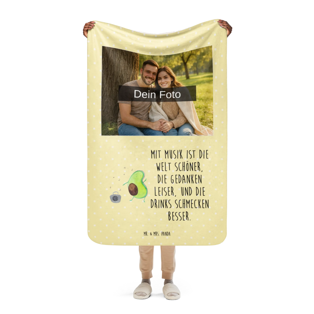 Sherpa Photo Cuddle Blanket avocado Dance Foto Kuscheldecke, Avocado, Veggie, Vegan, Gesund