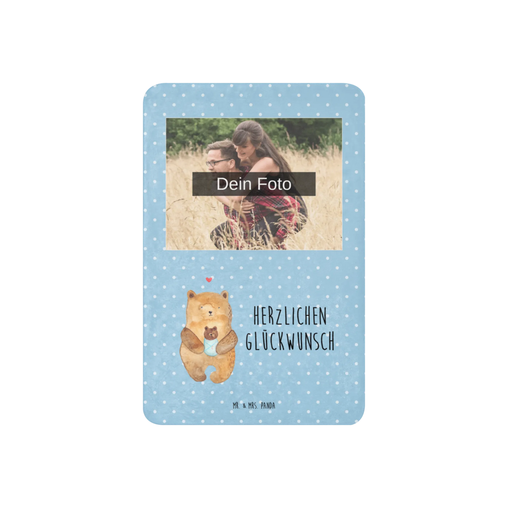 Sherpa Photo Cuddle Blanket bear infant Foto Kuscheldecke, Teddy, Bär, Teddybär, Neffe, Taufe, Glückwunsch, Eltern, Enkelin, Enkel, Geburtstag, Täufling, Mutter, Baby, Nichte, Geburt