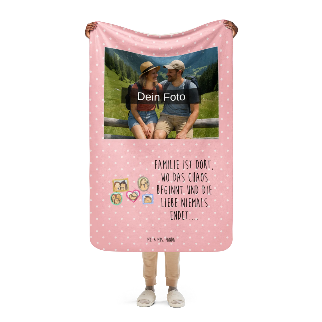 Sherpa Photo Cuddle Blanket Hedgehog family Foto Kuscheldecke, Familie, Vatertag, Muttertag, Bruder, Schwester, Mama, Papa, Oma, Opa, Igel, Glück, Bilder, Zusammenhalt, Liebe