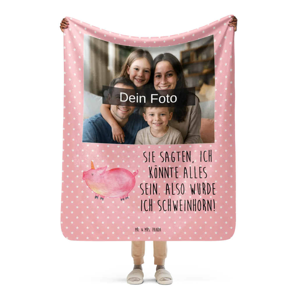 Sherpa Photo Cuddle Blanket unicorn Pig Foto Kuscheldecke, Einhorn, Einhörner, Einhorn Deko, Unicorn, Schweinhorn, Schwein, witzig. lustig, Pig, Party, english, Spruch, Piggy, englisch, funny, geschenk, Spaß, Bauer