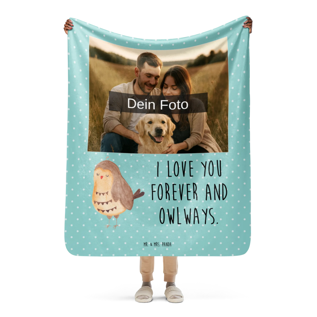 Sherpa Photo Cuddle Blanket Owl Satisfied Foto Kuscheldecke, Eule, Wortspiel lustig, Romantisch, Owl, Eule Spruch, Eule deko, Geschenk Hochzeitstag, Spruch schön, Liebe Spruch