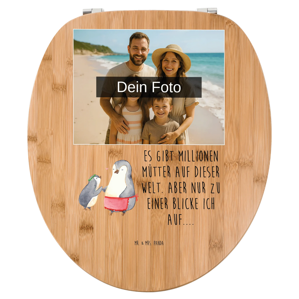 Personalisierter Foto WC Sitz Motiv Pinguin mit Kind Personalisierter Toilettendeckel mit Foto, WC Sitz mit Namen, Personalisierter WC-Sitz, Personalisierter Klodeckel, Toilettendeckel mit Namen, Personalisierte Klobrille, Familie, Vatertag, Muttertag, Bruder, Schwester, Mama, Papa, Oma, Opa, Geburststag, Mami, Mutti, Mutter, Geschenk