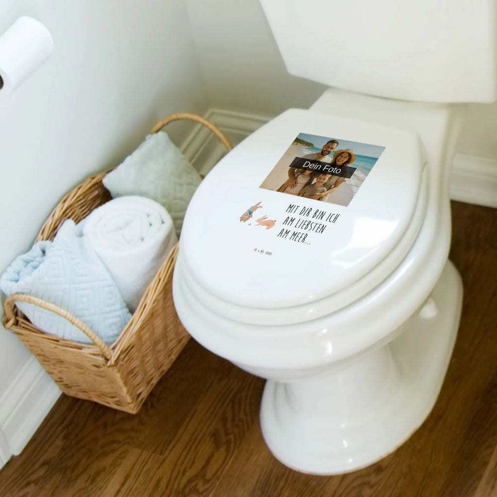 Personalisierter Foto WC Sitz Motiv Hasen Muschel Personalisierter Klodeckel, Personalisierte Klobrille, Toilettendeckel mit Namen, WC Sitz mit Namen, Personalisierter WC-Sitz, Personalisierter Toilettendeckel mit Foto, Familie, Vatertag, Muttertag, Bruder, Schwester, Mama, Papa, Oma, Opa, Hasen, Freundin, Meer, beste Freundin, BFF, Muscheln, Muscheln sammeln, best friends, Freundinnen