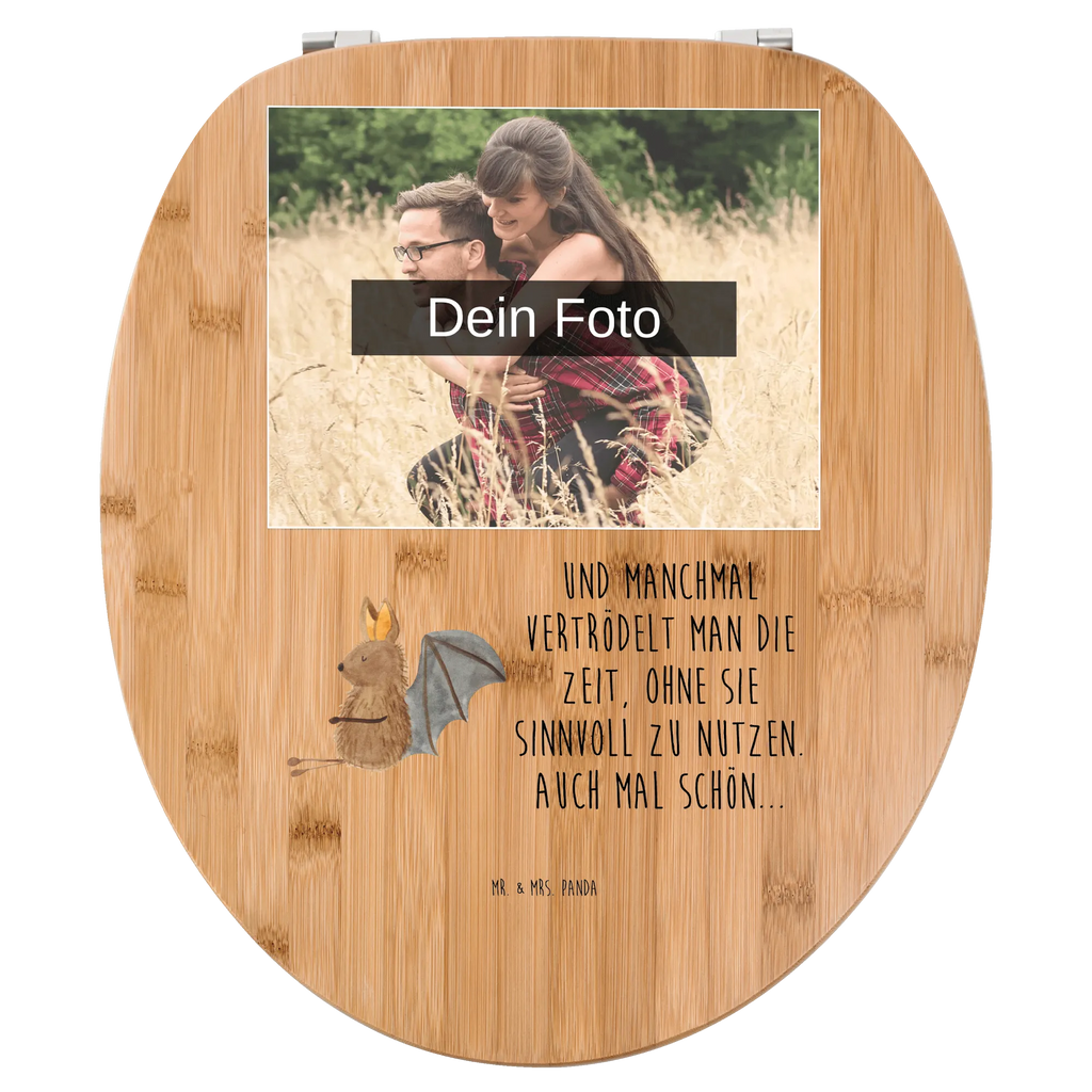 Personalisierter Foto WC Sitz Motiv Fledermaus Sitzen Personalisierte Klobrille, Toilettendeckel mit Namen, Personalisierter Klodeckel, Personalisierter Toilettendeckel mit Foto, WC Sitz mit Namen, Personalisierter WC-Sitz, Tiermotive, Gute Laune, lustige Sprüche, Tiere, Fledermaus, entspannen, Motivation, Fledermäuse