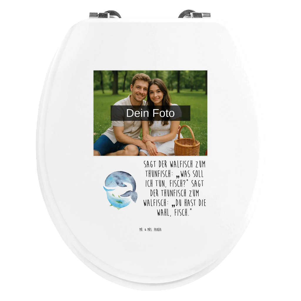 Personalisierter Foto WC Sitz Motiv Walfisch Thunfisch Personalisierter Toilettendeckel mit Foto, Personalisierte Klobrille, Toilettendeckel mit Namen, WC Sitz mit Namen, Personalisierter WC-Sitz, Personalisierter Klodeckel, Tiermotive, Gute Laune, lustige Sprüche, Tiere, Tunfisch, Wortwitz lustig, Wal, Flachwitz Geschenk, Spruch des Tages, Flachwitz, Spruch lustig, Wahl, Witz
