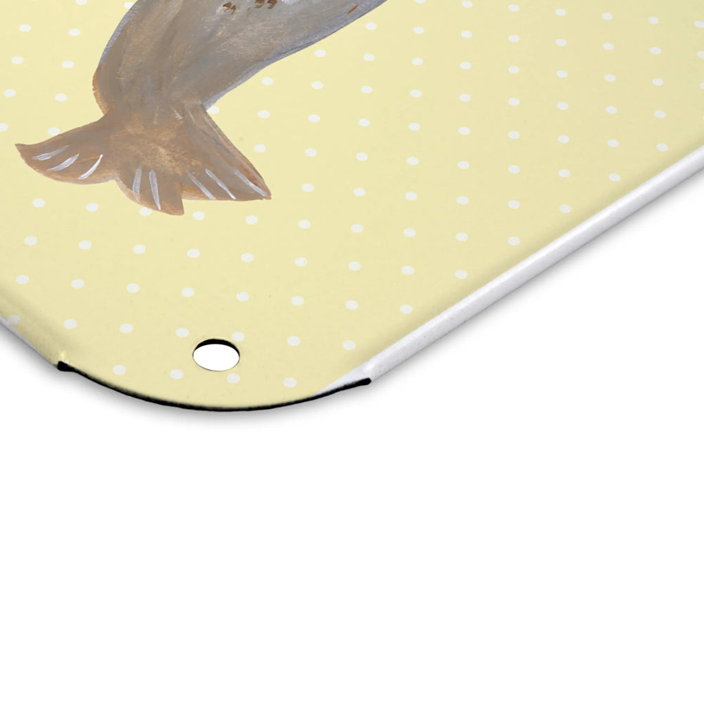 Personalized Photo Metal Sign seal Laugh small animals, cute, funny, cute animal motives, hand drawn, small world, funny sayings, good mood, happy, gifts, gift ideas, special gifts, animal lover, card, Beach, Baltic Sea, Sea animal, Seal, Seals, North Sea