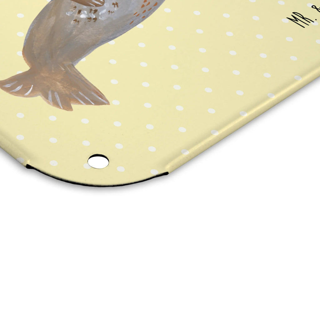 Personalized Photo Metal Sign seal Laugh small animals, cute, funny, cute animal motives, hand drawn, small world, funny sayings, good mood, happy, gifts, gift ideas, special gifts, animal lover, card, Beach, Baltic Sea, Sea animal, Seal, Seals, North Sea