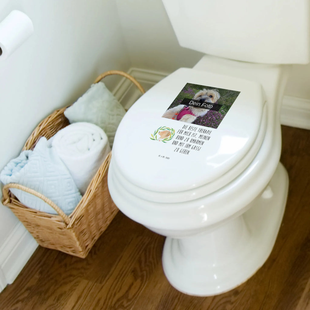 Personalisierter Foto WC Sitz Motiv Hund Blumen Toilettendeckel mit Namen, WC Sitz mit Namen, Personalisierter Toilettendeckel mit Foto, Personalisierte Klobrille, Personalisierter WC-Sitz, Personalisierter Klodeckel, Hund, Hundemotiv, Haustier, Hunderasse, Tierliebhaber, Hundebesitzer, Sprüche, Hundeliebe, Hunde, Therapie, Selbsttherapie, Ranke, Hundeglück