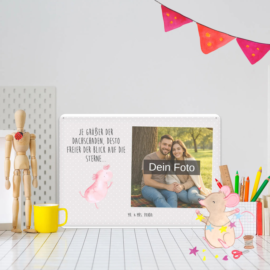 Personalized Photo Metal Sign axolotl Dance Axolotl, Axelotl, marine animals, Mexican walking fish, salamander, tailfish, stars, best friend, roof damage, axolot, girlfriend, amphibians, crazy