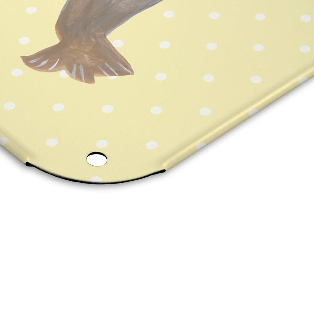 Personalized Photo Metal Sign seal Laugh small animals, cute, funny, cute animal motives, hand drawn, small world, funny sayings, good mood, happy, gifts, gift ideas, special gifts, animal lover, card, Beach, Baltic Sea, Sea animal, Seal, Seals, North Sea