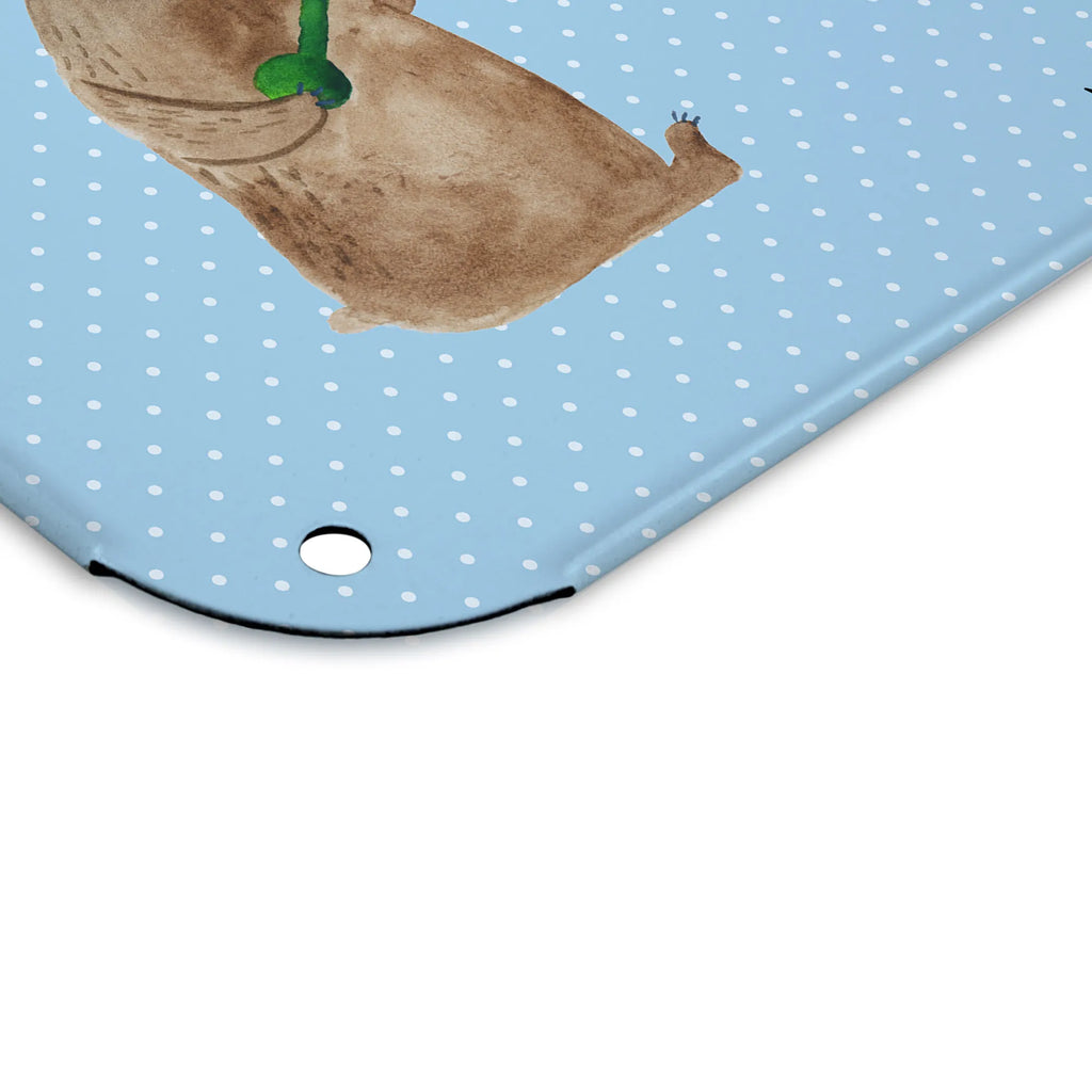 Spersonalizowany metalowy szyld ze zdjęciem niedźwiedź Gitara Niedźwiedź, Miś, Pluszowy miś