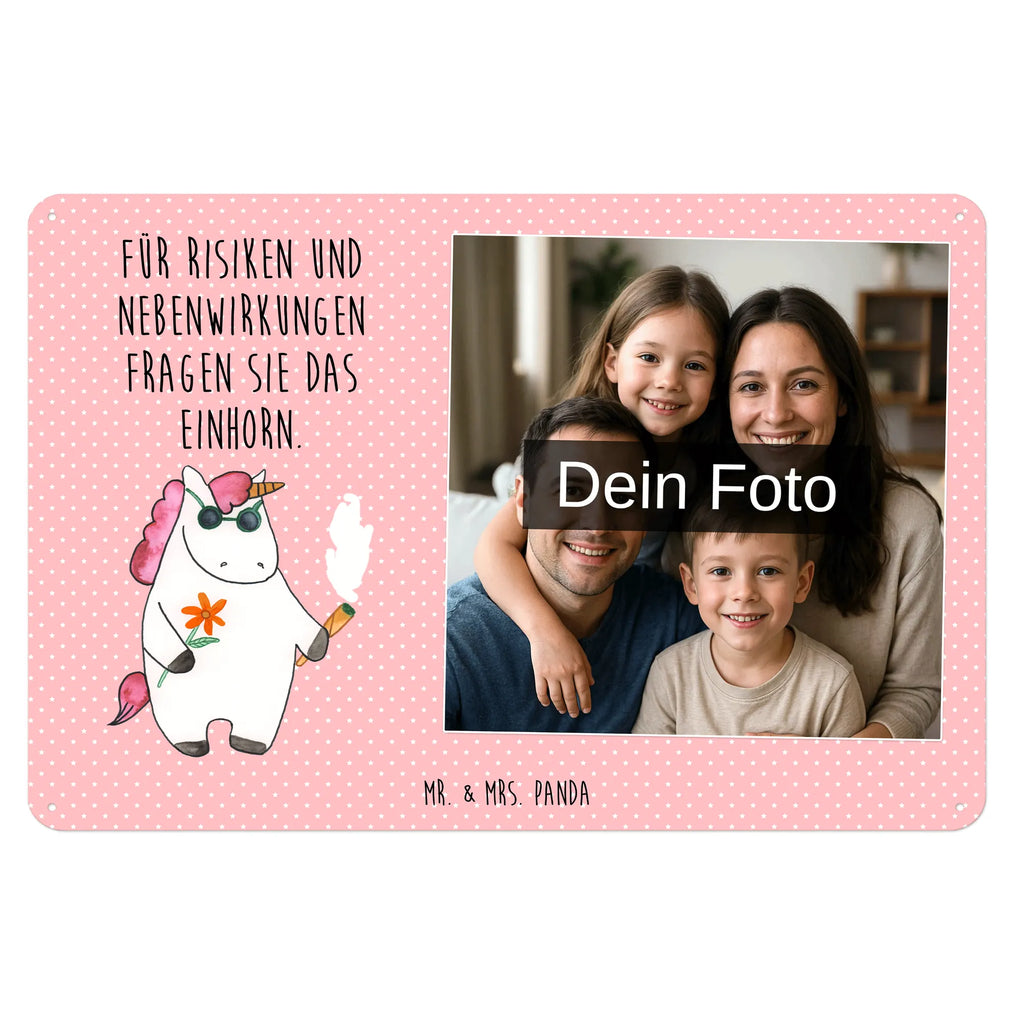 Personalized Photo Metal Sign unicorn Woodstock unicorn, unicorns, Funny, alcohol, joint, cigarette, Unicorn, witty, woodstock, party, birthday gift, smoking, smoke, present friend, fun