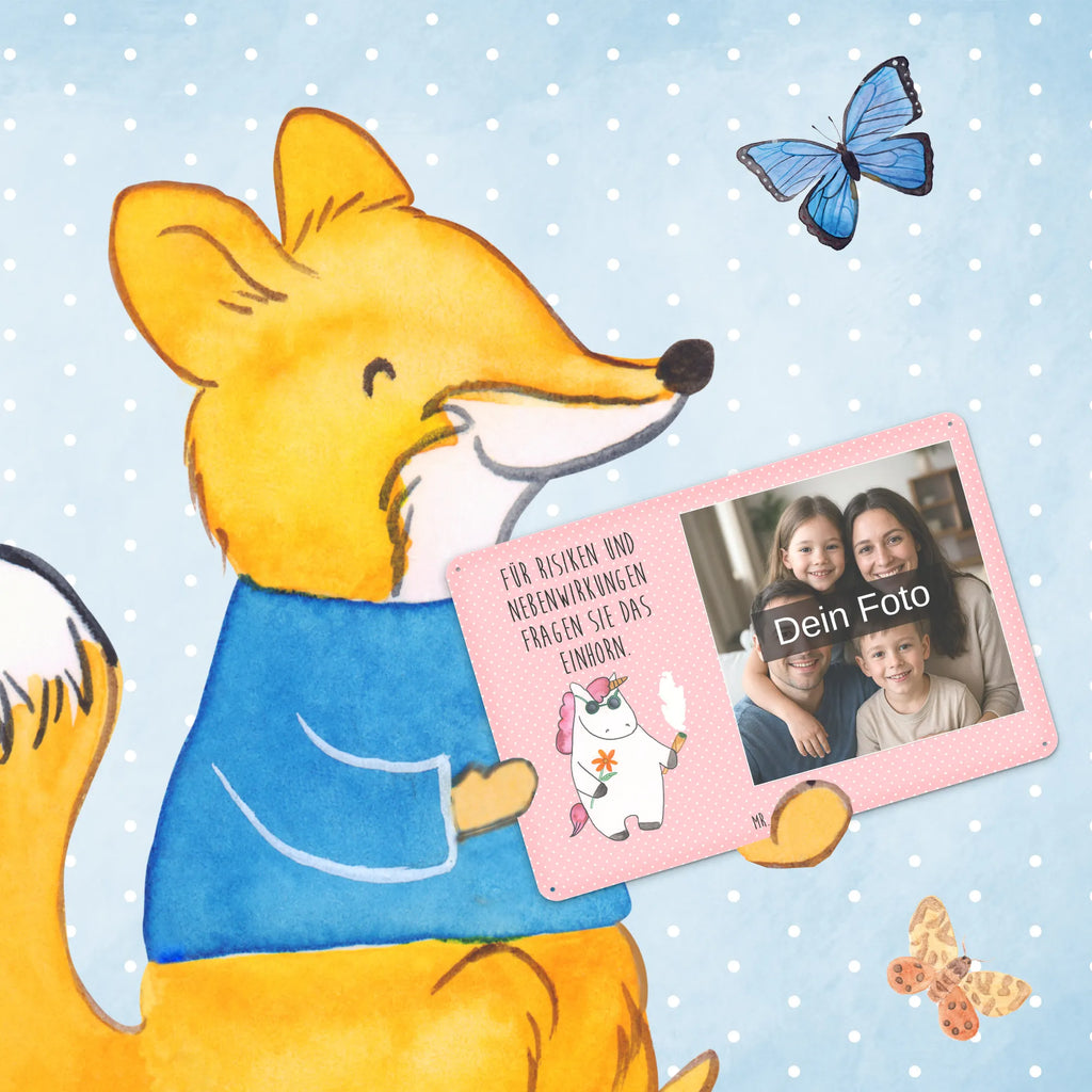 Personalized Photo Metal Sign unicorn Woodstock unicorn, unicorns, Funny, alcohol, joint, cigarette, Unicorn, witty, woodstock, party, birthday gift, smoking, smoke, present friend, fun