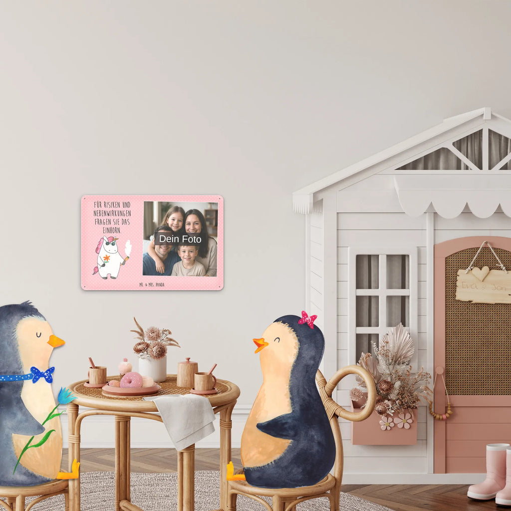 Personalized Photo Metal Sign unicorn Woodstock unicorn, unicorns, Funny, alcohol, joint, cigarette, Unicorn, witty, woodstock, party, birthday gift, smoking, smoke, present friend, fun