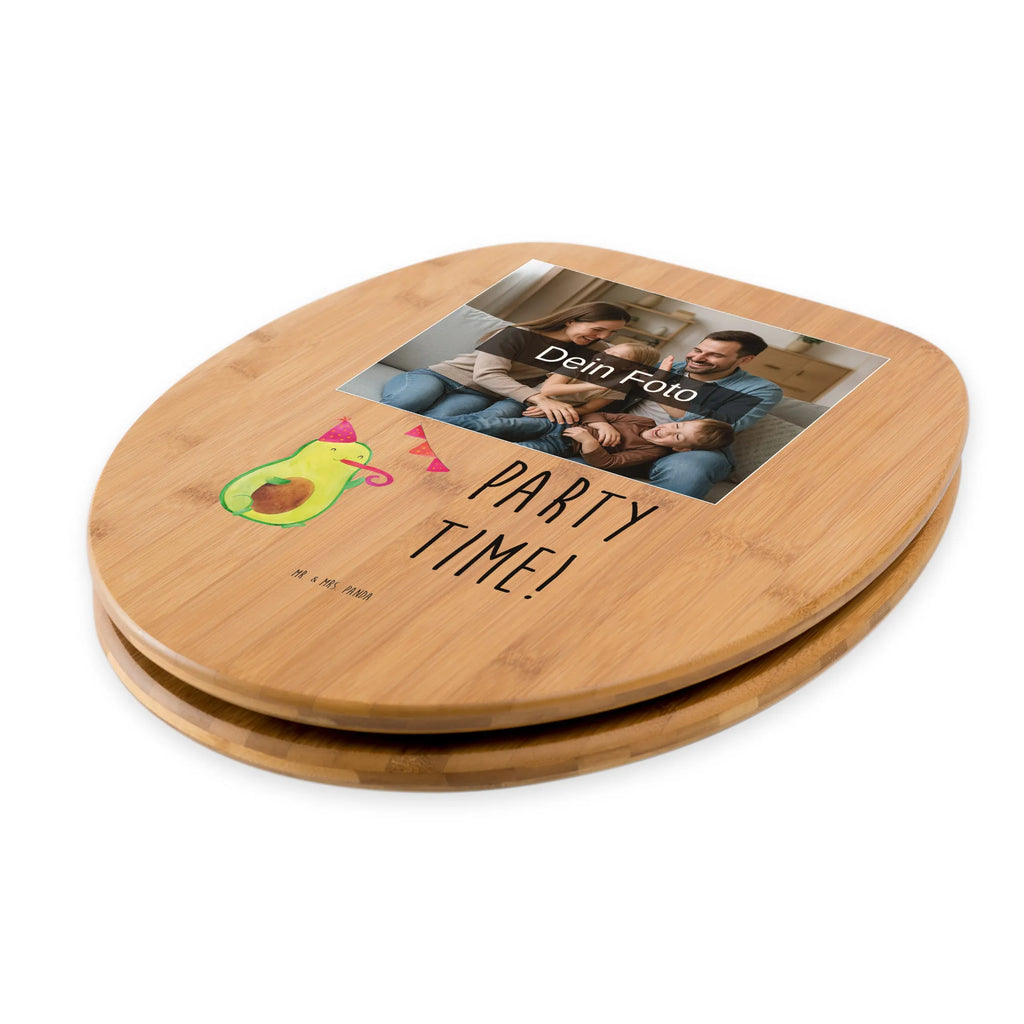 Personalisierter Foto WC Sitz Motiv Avocado Party Zeit Toilettendeckel mit Namen, Personalisierter Klodeckel, Personalisierte Klobrille, Personalisierter Toilettendeckel mit Foto, WC Sitz mit Namen, Personalisierter WC-Sitz, Avocado, Veggie, Vegan, Gesund