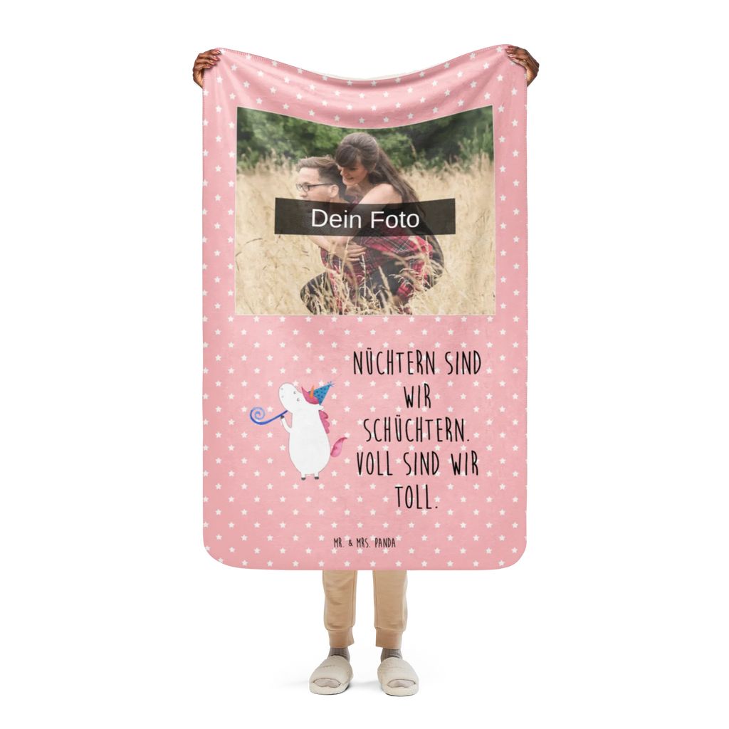 Sherpa Photo Cuddle Blanket unicorn party Foto Kuscheldecke, Einhorn, Einhörner, Einhorn Deko, Unicorn, Club, Glitzer, Party, Feier, Alkohol, Geburtstag, Fest, Disco, Konfetti