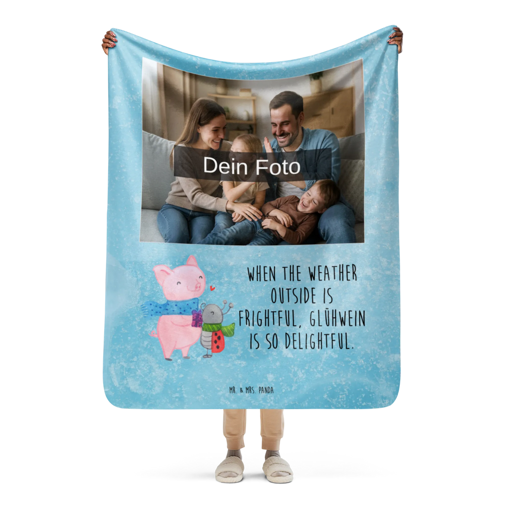 Sherpa Photo Cuddle Blanket Glow Pig Snuggle Foto Kuscheldecke, Winter, Weihnachten, Weihnachtsdeko, Nikolaus, Advent, Heiligabend, Wintermotiv, Glühwein Liebhaber Geschenk, Kreatives Glühschwein Design, Handgezeichnetes Glühschwein, Winterlicher Glühwein Spruch, Glühwein ist köstlich Spruch, Marienkäfer in Winterkleidung, Smörle der stolze Marienkäfer, Süßer Marienkäfer gibt Geschenk, Romantische Geschenkidee Glühwein, Herzliches Marienkäfer Motiv