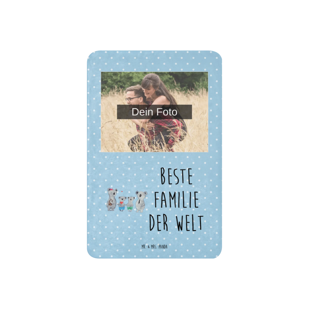 Sherpa Photo Cuddle Blanket Koala family with two kids Foto Kuscheldecke, Familie, Vatertag, Muttertag, Bruder, Schwester, Mama, Papa, Oma, Opa, Koala, Familienleben, beste Familie, Koalafamilie, Lieblingsfamilie, Familienzeit, Koalabär