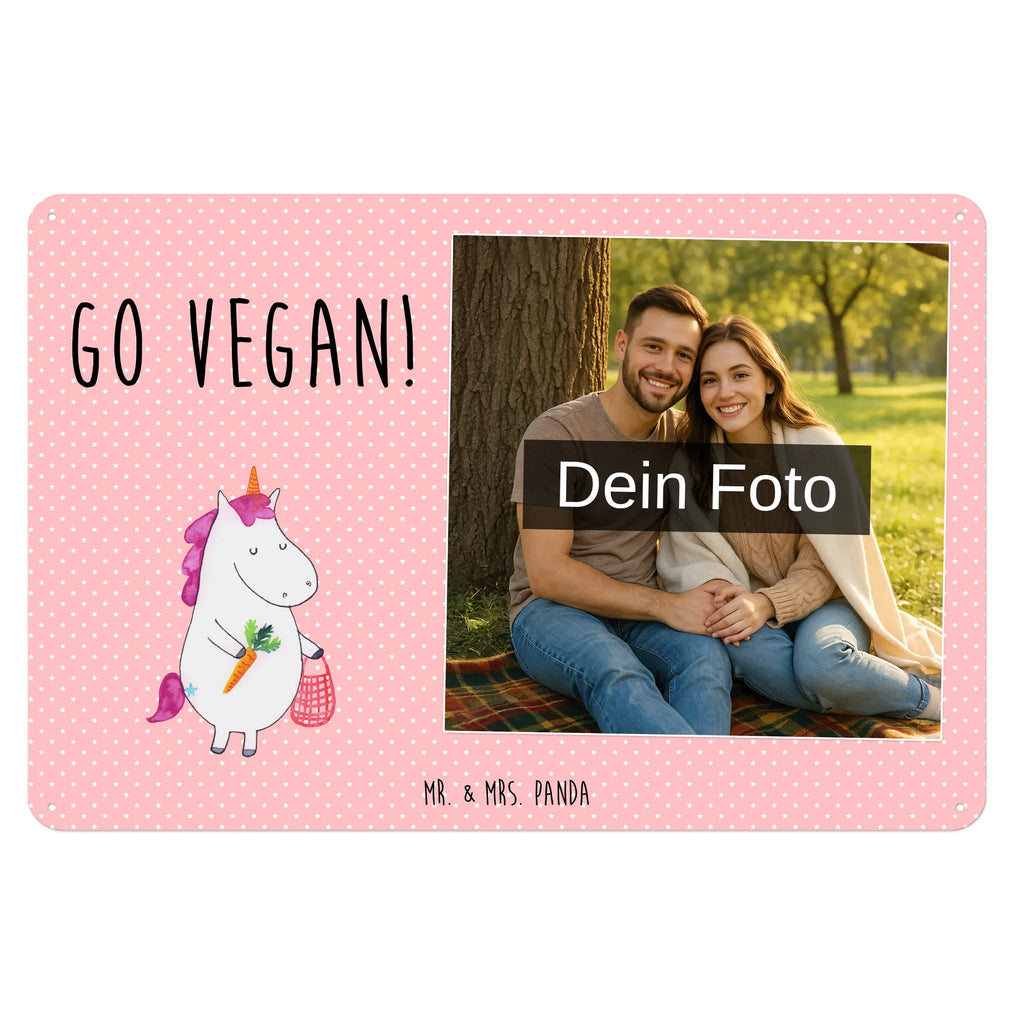 Personalized Photo Metal Sign unicorn Vegan unicorn, unicorns, Vegan, girlfriend gift, Raw Food, Vegetarian Food, Healthy Eating, Organic, girlfriend present, Veganism